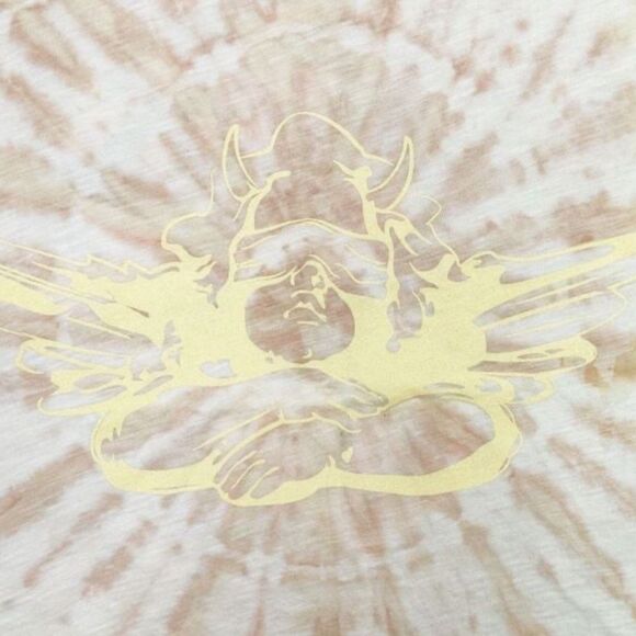 Boys Lie Lady Flower Tie Dye Tee - Size Small - Brown - Picture 3 of 8